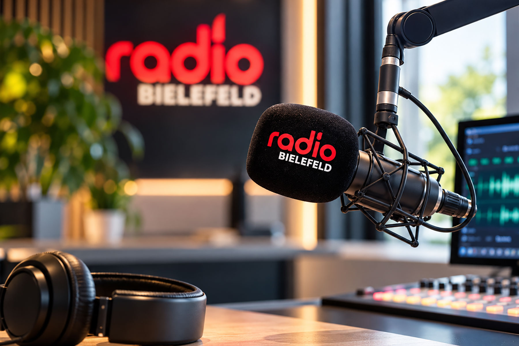 Radio Bielefeld Header (KI-generiert)